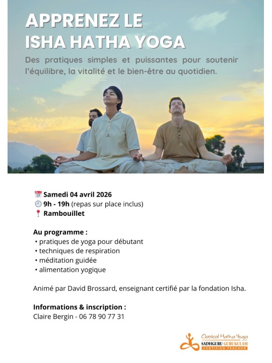 STAGE DE YOGA SUR RAMBOUILLET